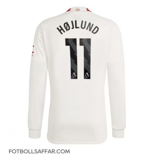 Manchester United Rasmus Hojlund #11 Tredjeställ 2023-24 Långärmad